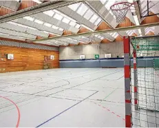  ?? RP-FOTO: HANS-JÜRGEN BAUER ?? Die Sporthalle am Mataré-Gymnasium wurde renoviert.