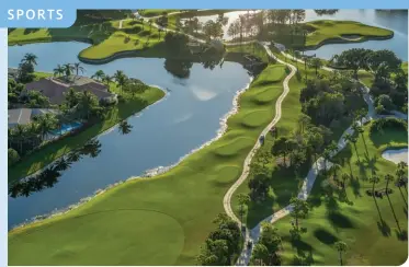  ?? ?? PGA NATIONAL GOLF COURSE • PALM BEACH COUNTY SPORTS COMMISSION