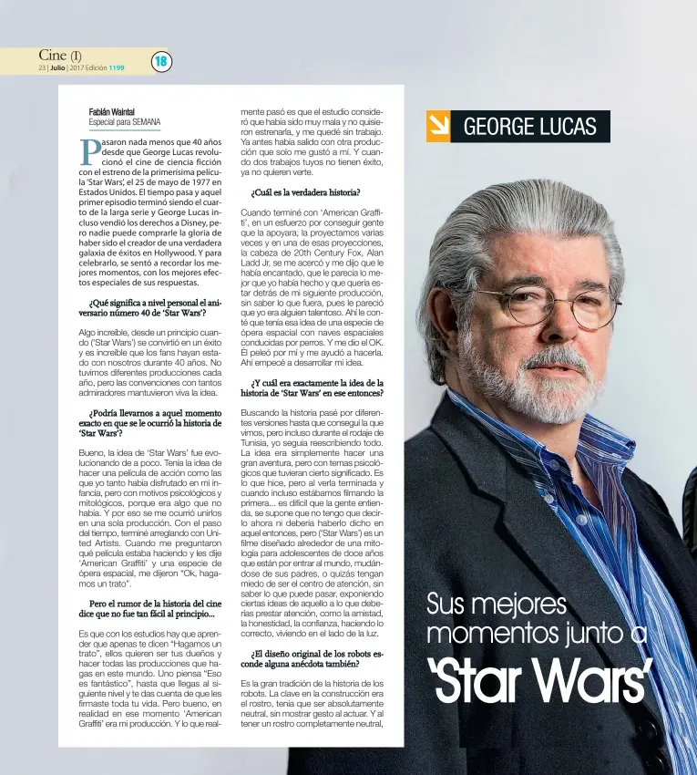  ??  ?? GEORGE LUCAS