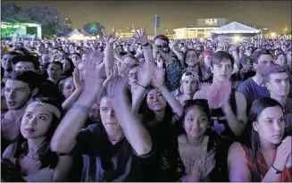  ?? / AMERICAN-STATESMAN 2015 JAY JANNER ?? South by Southwest hosts free concerts at Auditorium Shores the last weekend of the festival.