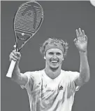  ?? DEUTSCH / USA TODAY SPORTS ROBERT ?? Alexander Zverev is the first man to win a U.S. Open semifinal after a 2-0 set deficit since Novak Djokovic did it against Roger Federer in 2011