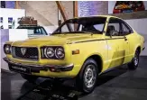  ??  ?? Rotor-shaped badge gives away RX-3’S potent engine