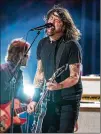  ?? JASON ARMOND/LOS ANGELES TIMES/TNS ?? Dave Grohl and the Foo Fighters will be part of the Shaky Knees Music Festival next weekend.