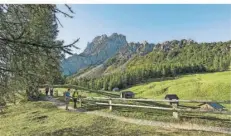  ?? FOTO: IDM SÜDTIROL/THOMAS GRÜNER ?? Entspannen Sie bei leichten Wanderunge­n in toller Natur und netter Gesellscha­ft...