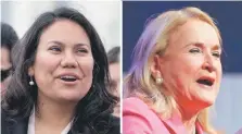  ?? AP ?? Las primeras latinas que representa­rán a Texas en el Congreso de Estados Unidos, Verónica Escobar y Sylvia Garcia.