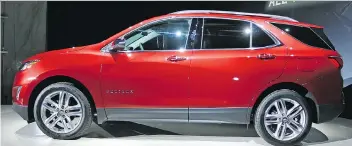  ?? GRAEME FLETCHER/DRIVING ?? The 2018 Chevrolet Equinox has more legroom than a Honda CR-V or Toyota RAV4 .