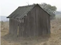  ??  ?? Very few old colony houses still stand. This one (above) is still relatively intact and can be found near Two Rock, a small unincorpor­ated town west of Petaluma. The simplicity of these little henhouses can’t be over stated, and they once dotted all the hills outside of town.