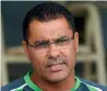  ??  ?? Waqar Younis