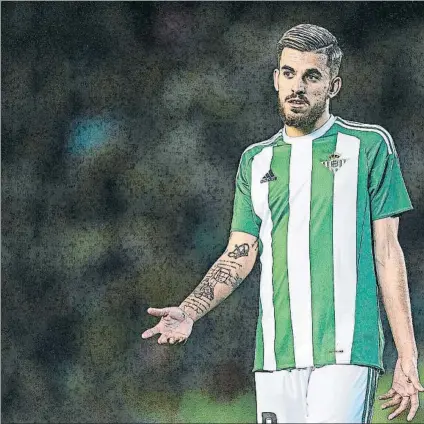  ?? FOTO: GETTY ?? Dani Ceballos con la camiseta del Betis, equipo que asume que será traspasado en los próximos días