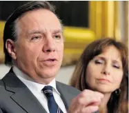  ?? CANADIAN PRESS FILES ?? “This debate will divide Quebecers,” Coalition Avenir Québec Leader François Legault said Monday of the PQ’s plan for a Charter of Quebec Values..