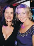  ??  ?? Arts Umbrella’s chief fundraiser Heather Altas and Goldcorp’s Charlene Ripley were among 500 guests who convened at JW Marriott Parq Vancouver for the formal fundraiser in support of women’s heart and brain health.