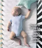 ??  ?? Try not to stress if a whole night’s sleep is slow in coming