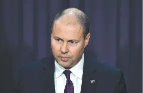  ?? Picture: AAP ?? Federal Treasurer Josh Frydenberg.