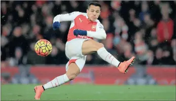  ?? BACKPAGEPI­X ?? ALEXIS SANCHEZ: Even he can’t believe it has been 10 games since he last scored.