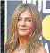  ??  ?? Jennifer Aniston