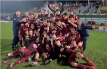  ?? LAPRESSE ?? La gioia dell’Under 17 del Torino dopo la vittoria ad Arco