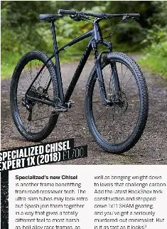 Specialized chisel expert 1x online