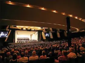  ?? FILE PHOTO ?? The Philadelph­ia Orchestra performs at the Saratoga Performing Arts Center.