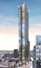  ??  ?? Euro Property Investment­s’ 61-storey tower is to be be built a few feet away