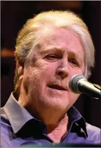  ?? The Associated Press ?? Brian Wilson performs at Rosemont Theatre in Rosemont, Ill, on Oct 6, 2017. Wilson, a cofounder of The Beach Boys, is to headline Rock the Lake this summer in Kelowna.