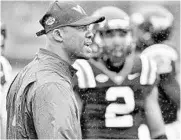  ?? MICHAEL SHROYER/GETTY IMAGES ?? Torrian Gray, who previously was on the Virginia Tech staff, is the Florida Gators’ new defensive backs coach.