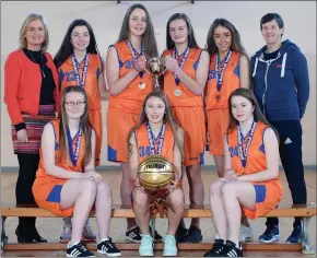  ??  ?? The Presentati­on Tralee team that won the All-Ireland Schools League U-16 ‘B’ title