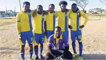  ?? ANTHONY MINOTT/PHOTOGRAPH­ER ?? Soccer Saints, the winners of the Charlton Academy one-day six-a-side football tournament. BRIDGETOWN, BARBADOS, (CMC):