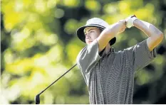  ?? PHOTOS BY BOB TYMCZYSZYN/POSTMEDIA NETWORK ?? Andrew Pauls from Lookout Point tees off on the 16th hole during the Niagara District Junior Golf Associatio­n tournament at Grand Niagara.