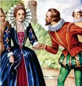  ??  ?? Civil: Elizabeth I and Sir Walter Raleigh