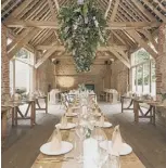  ?? ?? Cissbury Barn, in Findon, will be one wedding venue that will benefit from hosting outdoor weddings