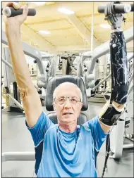  ?? (Courtesy Photo) ?? Gabe Buchholtz, a retired ministry worker, nearly died during a trip to Florida. As he continues his recovery, he has embraced what he calls “an attitude of gratitude.”