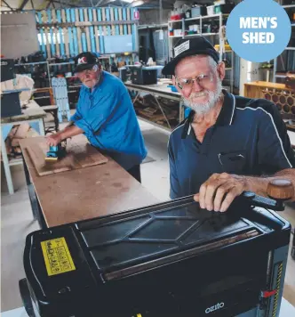  ??  ?? Edmonton Men’s Shed is on the lookout for new members. Open 12pm-5pm Mondays, Wednesdays and Fridays, 1151 Thomson Rd, Edmonton. For more details, ph: 0447 014 942.