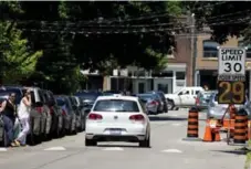  ?? CARLOS OSORIO/TORONTO STAR ?? Concerns about speeding and safety in residentia­l areas has led council to extend a 30 km/h speed limit beyond constructi­on and roadwork zones.