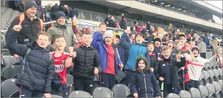  ?? ?? Our Fé 11 boys had a great day out in Páirc Uí Chaoimh on Sunday last as the Rebels fought back from six down to beat Wexford.