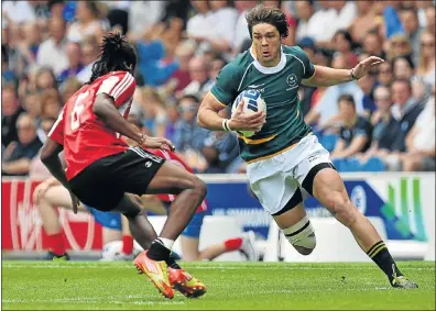  ?? Picture: GALLO IMAGES, ROGER SEDRES ?? A DREAM COME TRUE: Commonweal­th Games, Sevens gold medallist Warren Whiteley, right, credits a much-improved Lions set-up for the rise in form that has earned him a Springbok call-up.