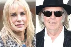  ??  ?? Daryl Hannah Neil Young