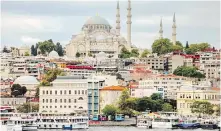  ??  ?? The Suleymaniy­e Mosque is an architectu­ral landmark in Istanbul.