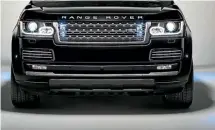  ??  ?? Land Rover design chief Gerry McGovern has hinted that Range Rover could produce a convention­al luxury car.