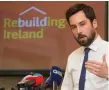  ??  ?? Minister Eoghan Murphy