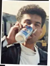  ??  ?? Student days: Choudary lived a decadent Western lifestyle
