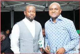  ??  ?? Uche Nnaji and Kingsley Moghalu