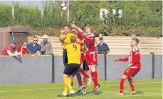  ??  ?? Loughborou­gh Dynamo in action in their defeat against Stourbridg­e. Photo by Norman Fall