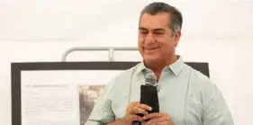  ?? ?? Jaime Rodríguez Calderón “El Bronco” apuntaló la candidatur­a de su exsecretar­io de transporte, Noe Chávez, a una diputación local