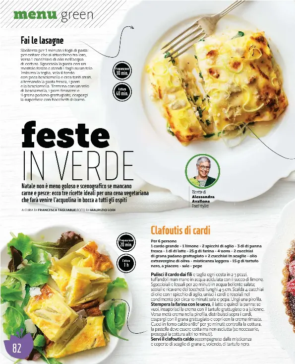Menu Di Natale Vegetariano Giallozafferano.Pressreader Giallo Zafferano 2018 11 21 Feste In Verde