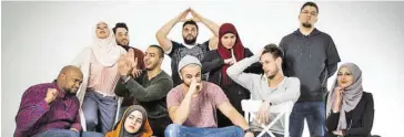  ??  ?? Das muslimisch­e Satire-Kollektiv „Datteltäte­r“beim Open Mind Festival der ARGEkultur.