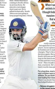  ?? AFP PHOTO ?? Rahane struggled against SL in the recent series.