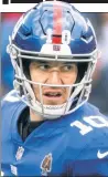  ??  ?? ELI MANNING