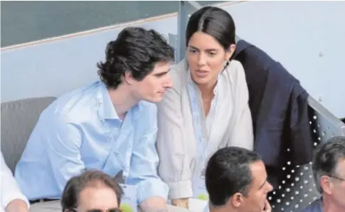  ?? GTRES ?? Fernando y Sofía, en las gradas del Open de Tenis de Madrid el pasado mayo