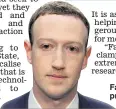  ??  ?? Facebook’s Zuckerberg promised a crackdown