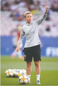  ?? LAURENCE GRIFFITHS / GETTY IMAGES ?? Bev Priestman, formerly the assistant coach of England's women's team, took over as Canada's coach in October
when Kenneth Heiner-Moller stepped down.